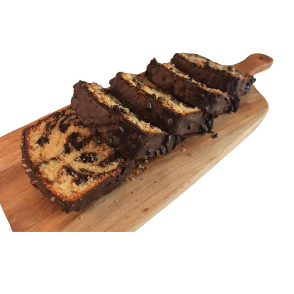 Marble with Rocher Coating Pound Cake