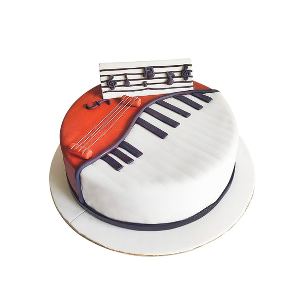 Piano & Cello Birthday Cake