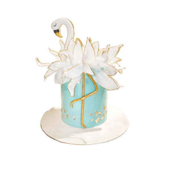 Swan Theme Cake