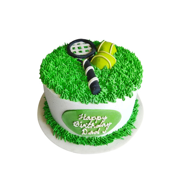 Tennis Game Birthday Cake