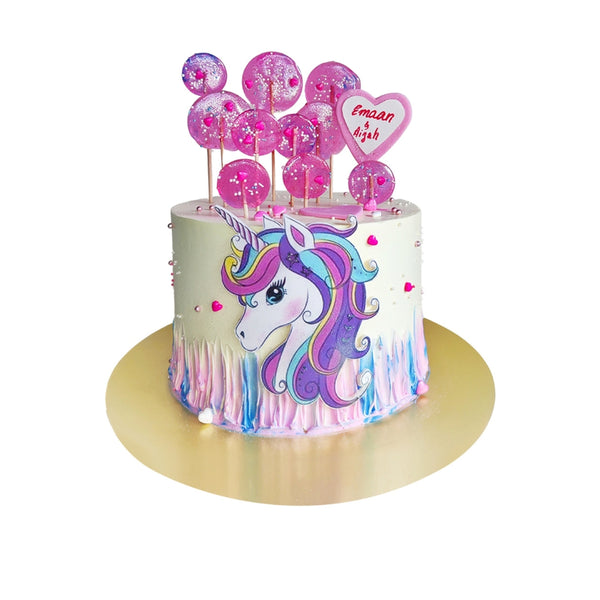 Unicorn Lollipop Cake