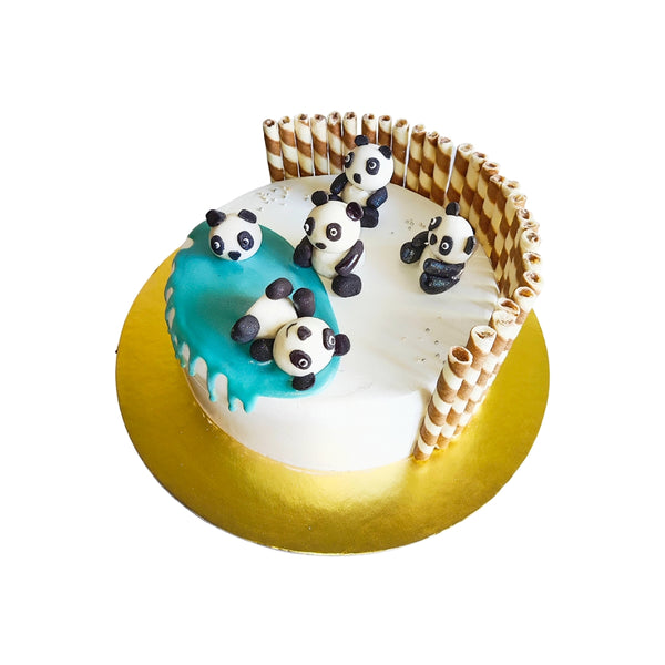 Panda Bamboo Cake