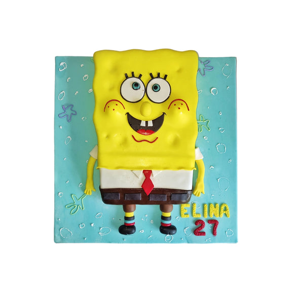Spongebob Cake Lakeview Milk Bar